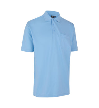 PRO Wear by ID Herren Pocket-Poloshirt 0320 Hellblau