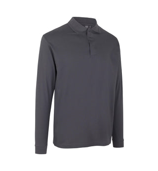 PRO Wear by ID Herren Longsleeve Polo mit Druckknopf 0336