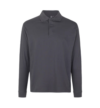 PRO Wear by ID Herren Longsleeve Polo mit Druckknopf 0336