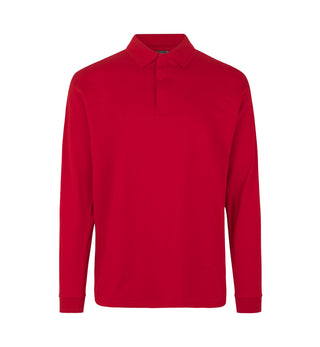 PRO Wear by ID Herren Longsleeve Polo mit Druckknopf 0336