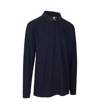 PRO Wear by ID Herren Longsleeve Polo mit Druckknopf 0336