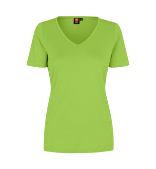 ID Damen V-Shirt 0506 Interlock