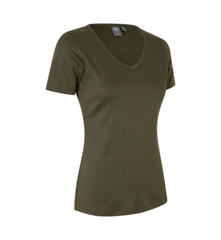 ID Damen V-Shirt 0506 Interlock