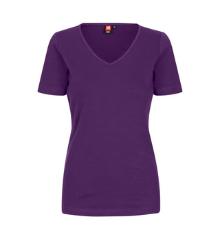 ID Damen V-Shirt 0506 Interlock