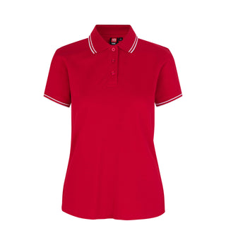 ID Damen Stretchpoloshirt 0523 Kontrast