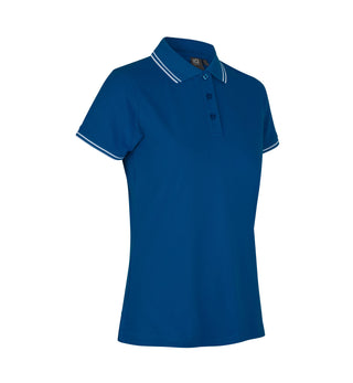 ID Damen Stretchpoloshirt 0523 Kontrast