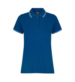 ID Damen Stretchpoloshirt 0523 Kontrast