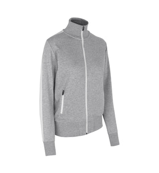 ID Damen Zip-Thru Sweatshirt 0627 Kontrast