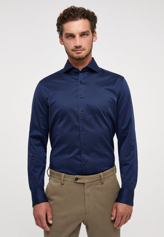 ETERNA 3850 FS82 Hemd Slim Fit Soft Luxury Shirt Langarm