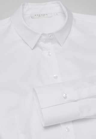 ETERNA 5385 DY07 Bluse Fitted Poplin Shirt Langarm