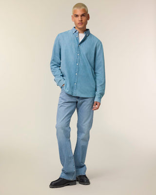 Stanley/Stella Herren Stanley Denim Shirt Denim Hemd STWM967