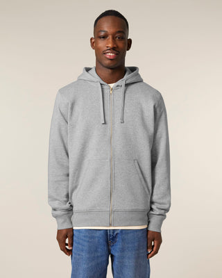 Stanley/Stella Unisex Mixer Zip-thru Hoodie STSU205 Heather Grey