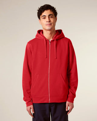 Stanley/Stella Unisex Mixer Zip-thru Hoodie STSU205 Red