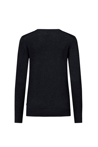 Hakro Damen Pullover 135 Pullover Premium-Baumwolle schwarz