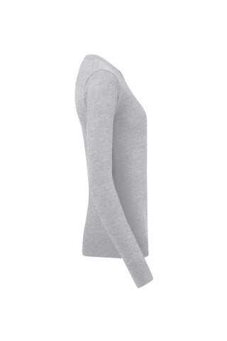 Hakro Damen Pullover 146  Pullover Merino-Wolle grau meliert