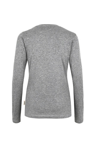 Hakro Damen Longsleeve 178 Classic grau meliert