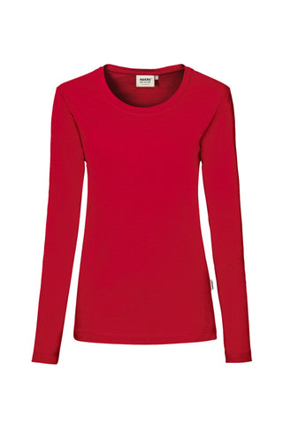 Hakro Damen Longsleeve 179 MIKRALINAR® rot