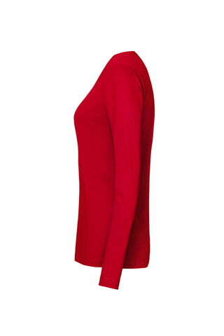 Hakro Damen Longsleeve 179 MIKRALINAR® rot