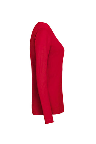 Hakro Damen Longsleeve 179 MIKRALINAR® rot