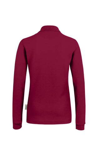 Hakro Damen Longsleeve Polo 215 MIKRALINAR® weinrot