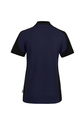 Hakro Damen Poloshirt 339  Poloshirt Contrast MIKRALINAR® ECO tinte/schwarz