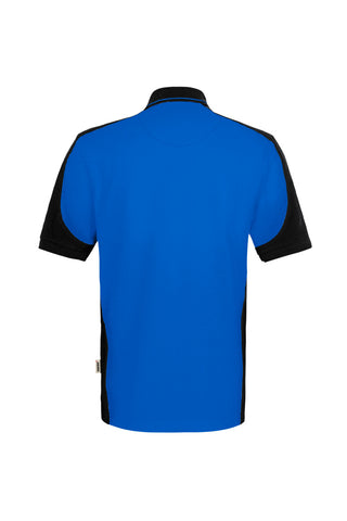 Hakro Herren/Unisex Poloshirt 539 Poloshirt Contrast  MIKRALINAR® ECO royalblau/schwarz