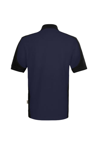 Hakro Herren/Unisex Poloshirt 539 Poloshirt Contrast  MIKRALINAR® ECO tinte/schwarz