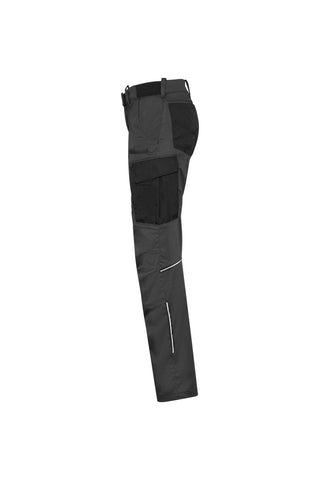 Hakro Damen Performancehose 714 X-Stretch karbongrau