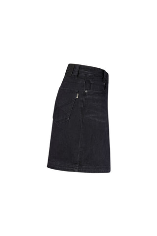 Hakro Damen Jeansskort 732 X-Stretch Eco schwarz