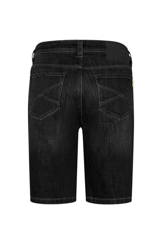 Hakro Herren/Unisex Jeansshorts 733 X-Stretch Eco schwarz