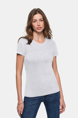 Hakro Damen T-Shirt 127 Classic ash meliert