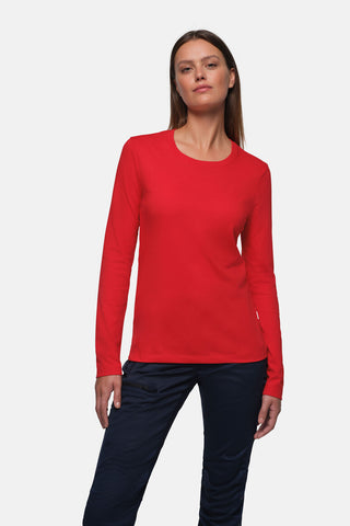 Hakro Damen Longsleeve 179 MIKRALINAR® rot