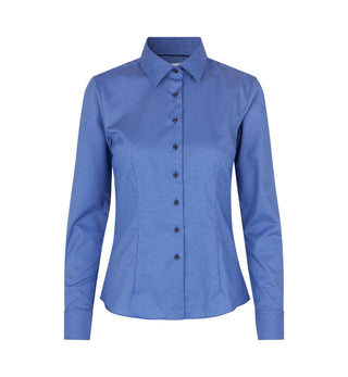 Seven Seas by ID Damen Bluse SS740 Royal Oxford