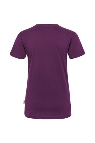 Hakro Damen V-Shirt 126 Classic aubergine