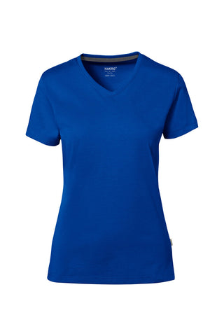 Hakro Damen V-Shirt 169 COTTONTEC® royalblau