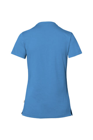 Hakro Damen V-Shirt 169 COTTONTEC® malibublau