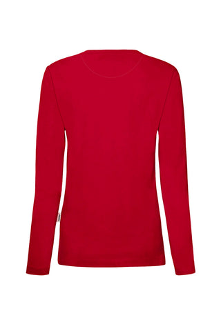 Hakro Damen Longsleeve 179 MIKRALINAR® rot