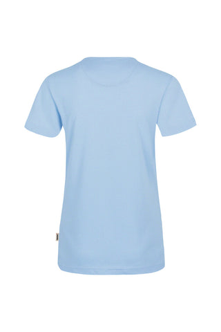 Hakro Damen V-Shirt 181 MIKRALINAR® eisblau