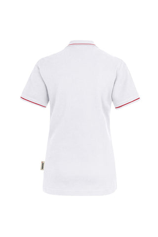 Hakro Damen Poloshirt 203 Casual weiß/rot