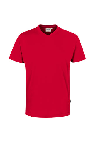 Hakro Herren/Unisex V-Shirt 226 Classic rot