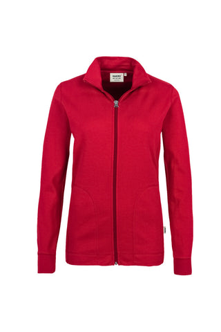 Hakro Damen Interlockjacke 227 Essential rot