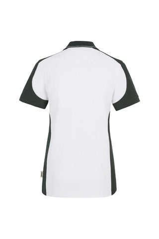 Hakro Damen Poloshirt 239 MIKRALINAR® Contrast weiß/anthrazit