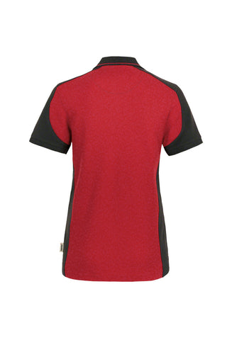 Hakro Damen Poloshirt 239 MIKRALINAR® Contrast rot/anthrazit