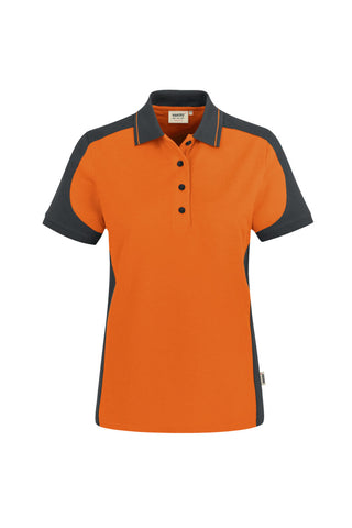 Hakro Damen Poloshirt 239 MIKRALINAR® Contrast orange/anthrazit