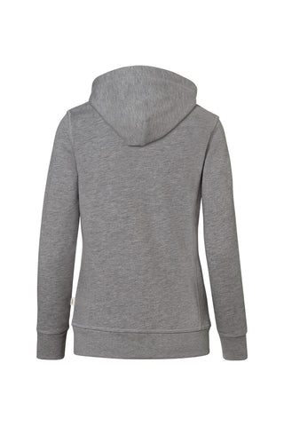 Hakro Damen Zip-thru Hoodie 255 Bonded grau meliert/tinte