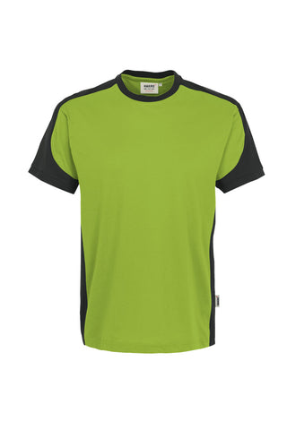 Hakro Herren/Unisex T-Shirt 290 MIKRALINAR® Contrast kiwi/anthrazit