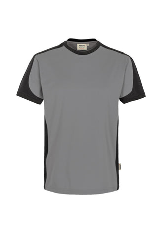 Hakro Herren/Unisex T-Shirt 290 MIKRALINAR® Contrast titan/anthrazit