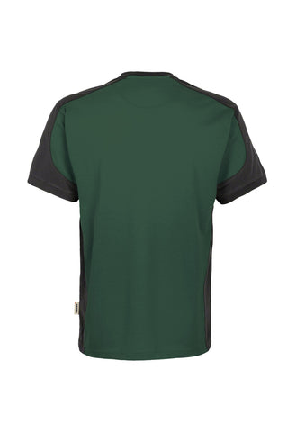Hakro Herren/Unisex T-Shirt 290 MIKRALINAR® Contrast tanne/anthrazit