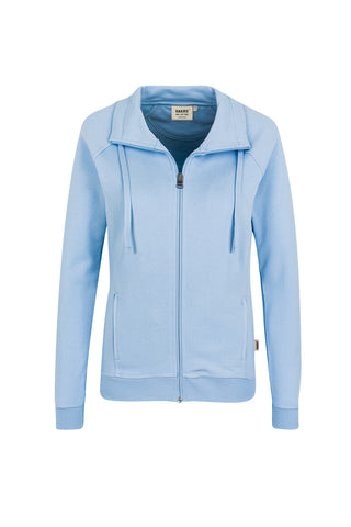 Hakro Damen Zip-thru Sweatshirt 406 College eisblau