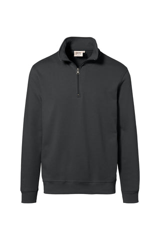 Hakro Herren/Unisex Zip-Sweatshirt 451 Premium anthrazit